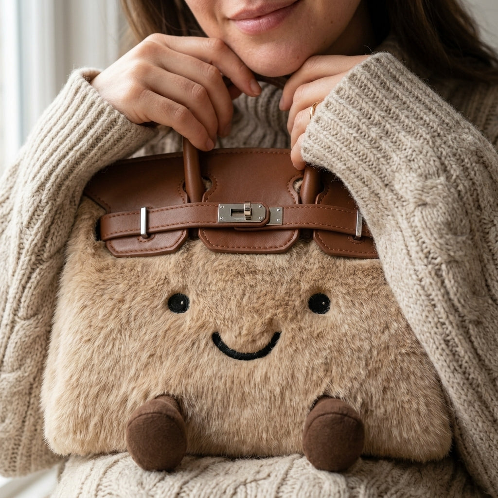 Carry a dupe, you're fake. Carry a plush, you're childish. Until now.