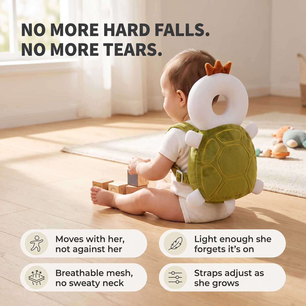 Soft Landings Baby Head Protector