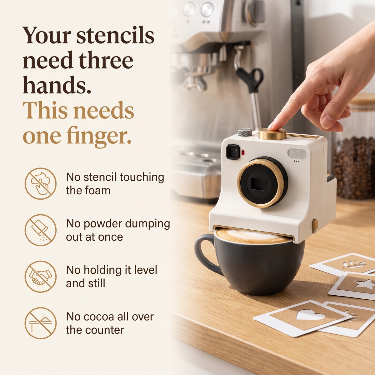 CafeCam — The One-Press Latte Art Camera