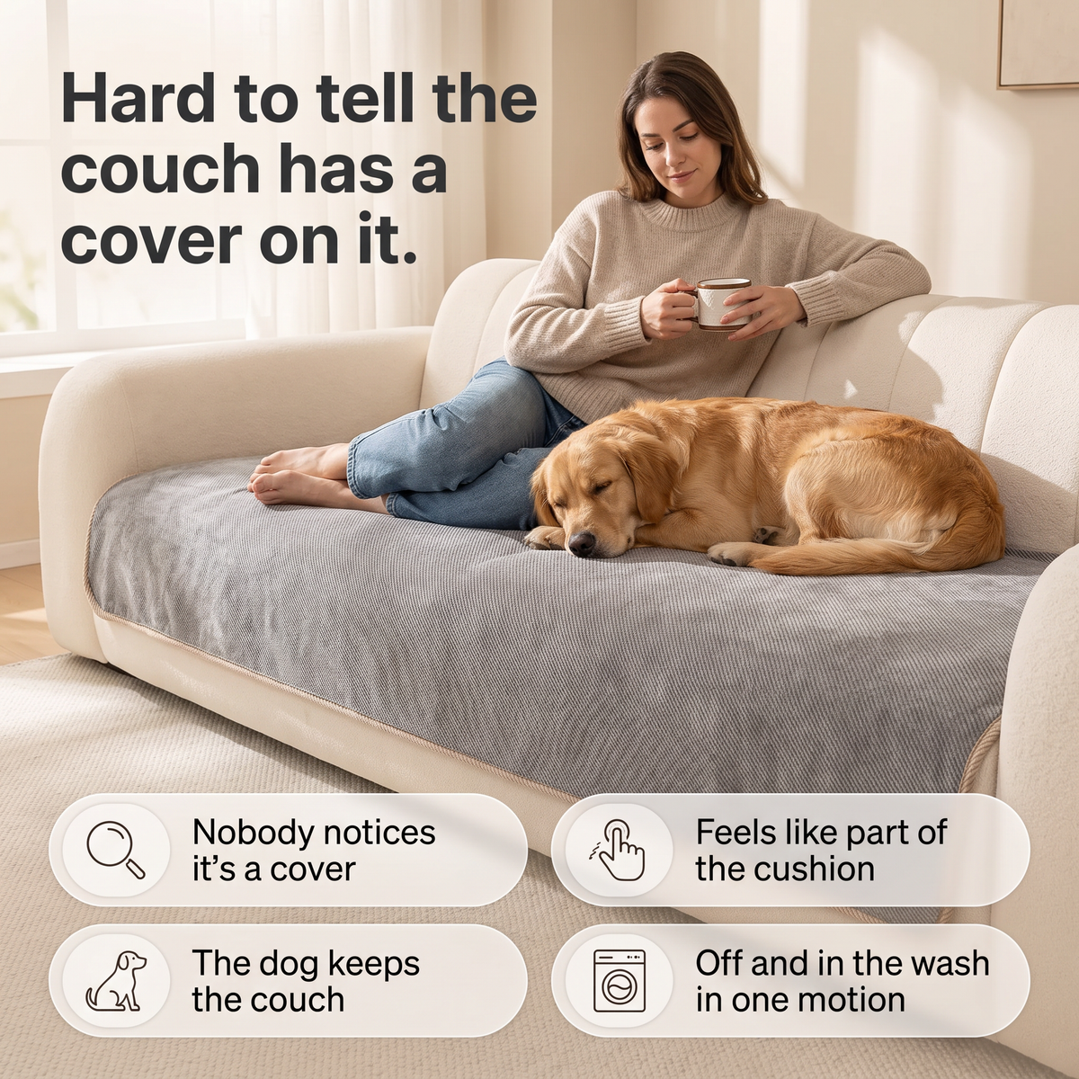 The Everyday Sofa Cover