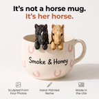 The Barn Mug — Custom Hand-Sculpted Horse & Pet Mug