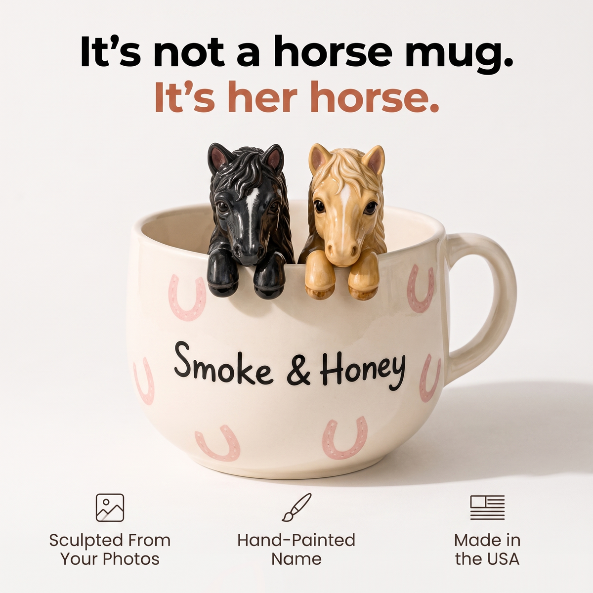 The Barn Mug — Custom Hand-Sculpted Horse & Pet Mug