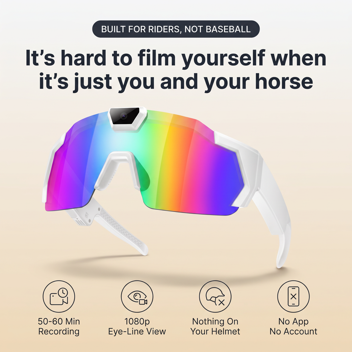 RideView POV — Camera Sunglasses That Film Your Whole Ride