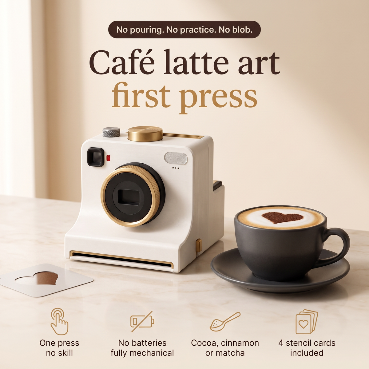 CafeCam — The One-Press Latte Art Camera
