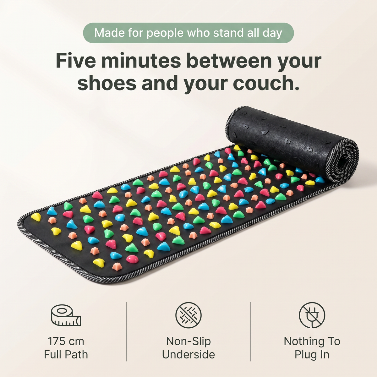 The Cobblestone Foot Mat