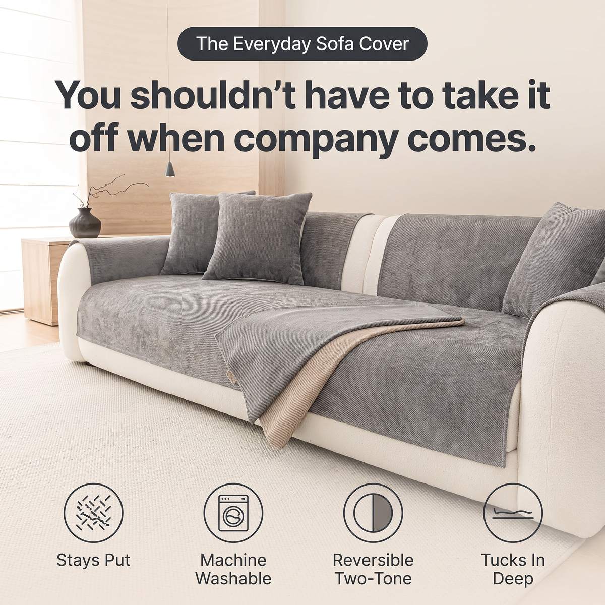 The Everyday Sofa Cover