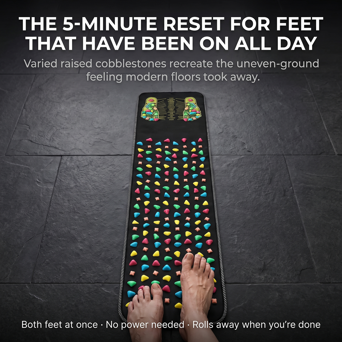 The Cobblestone Foot Mat