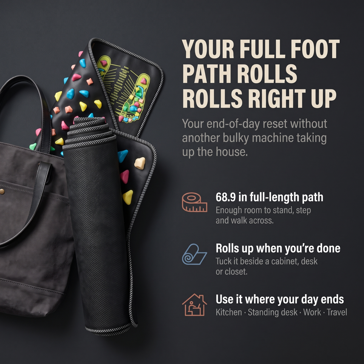 The Cobblestone Foot Mat