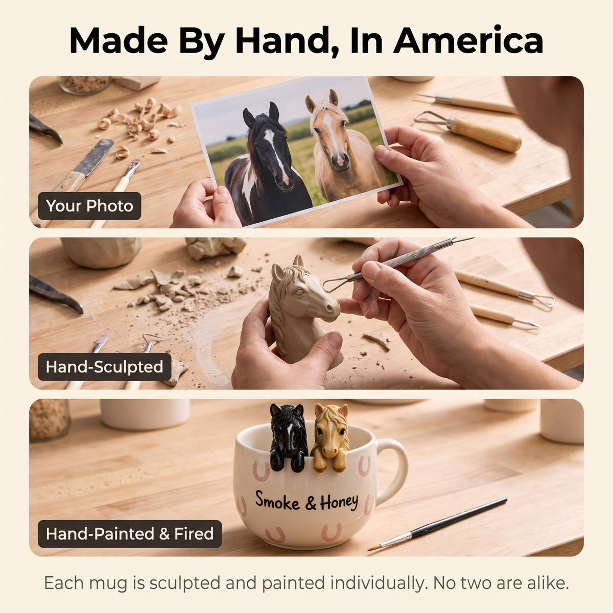 The Barn Mug — Custom Hand-Sculpted Horse & Pet Mug