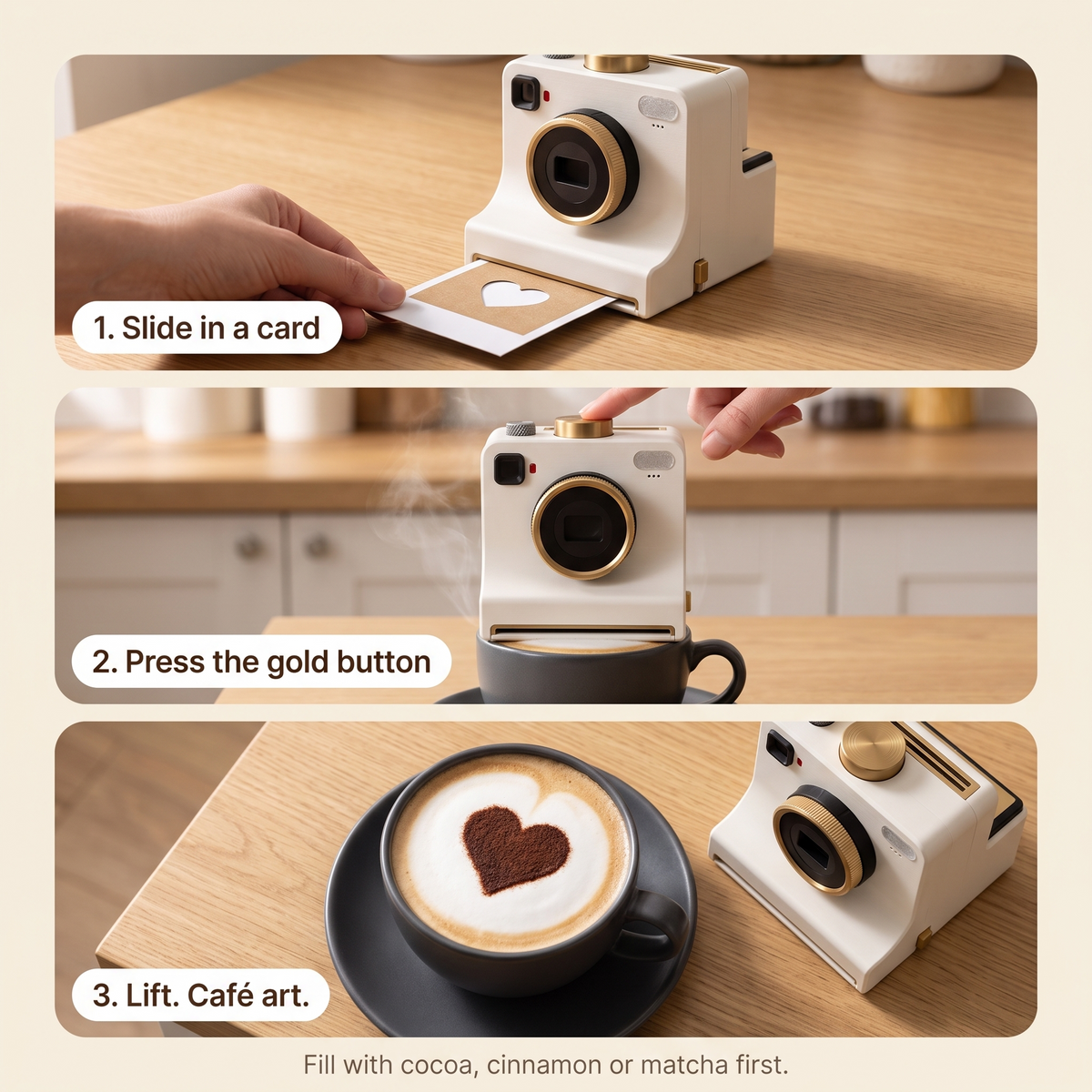 CafeCam — The One-Press Latte Art Camera