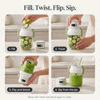 FiberFlip Blend Jar